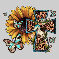 Leopard Cross Sunflower Butterfly Premium Tee | Teevron