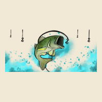 Jumping Bass Fishing 16oz Libbey Cup Ladies Tee | Teevron