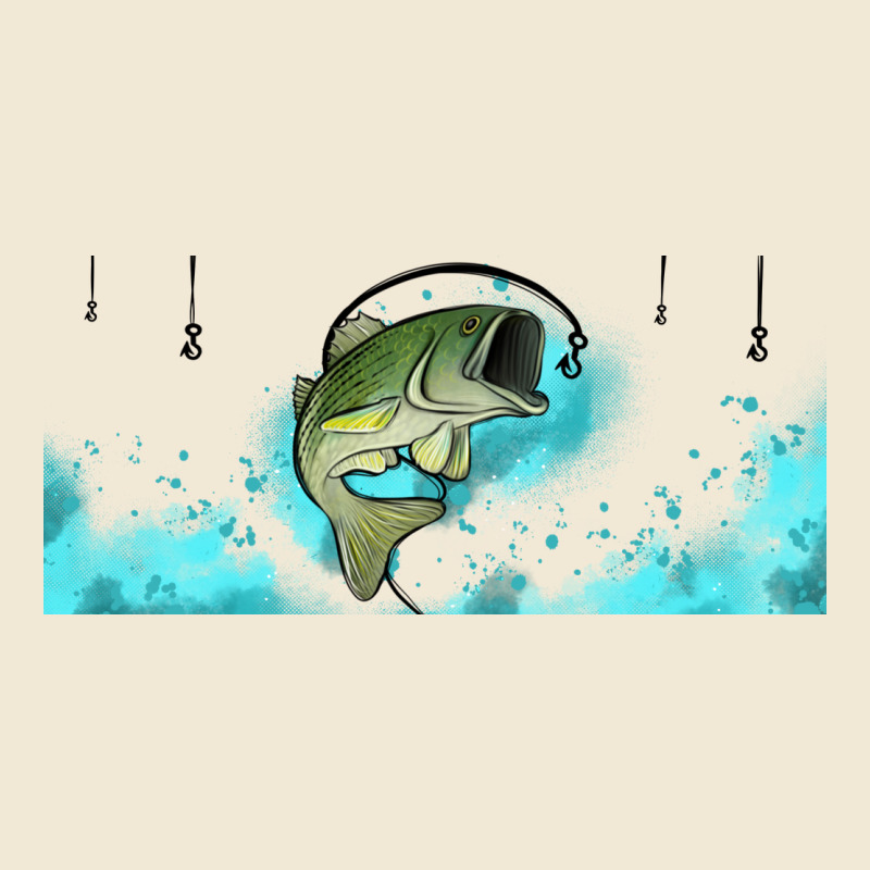 Jumping Bass Fishing 16oz Libbey Cup Ladies Tee by HRA Design Shop | Teevron