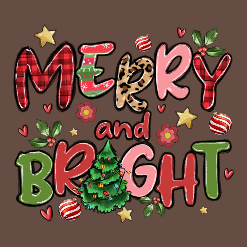 Merry And Bright Long Sleeve Tee by MaliasSmallBusiness | Teevron