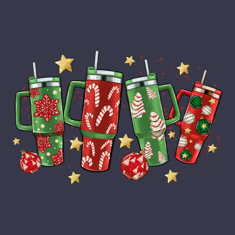 Christmas Cups Long Sleeve Tee by MaliasSmallBusiness | Teevron