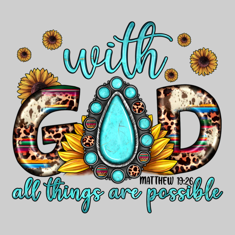 With God All Things Are Possible Matthew 19 26 Premium Tee by JahusDesignShop | Teevron