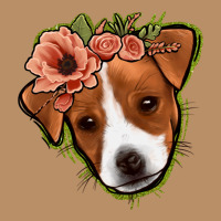 Jack Russel Floral Vintage Hoodie | Teevron