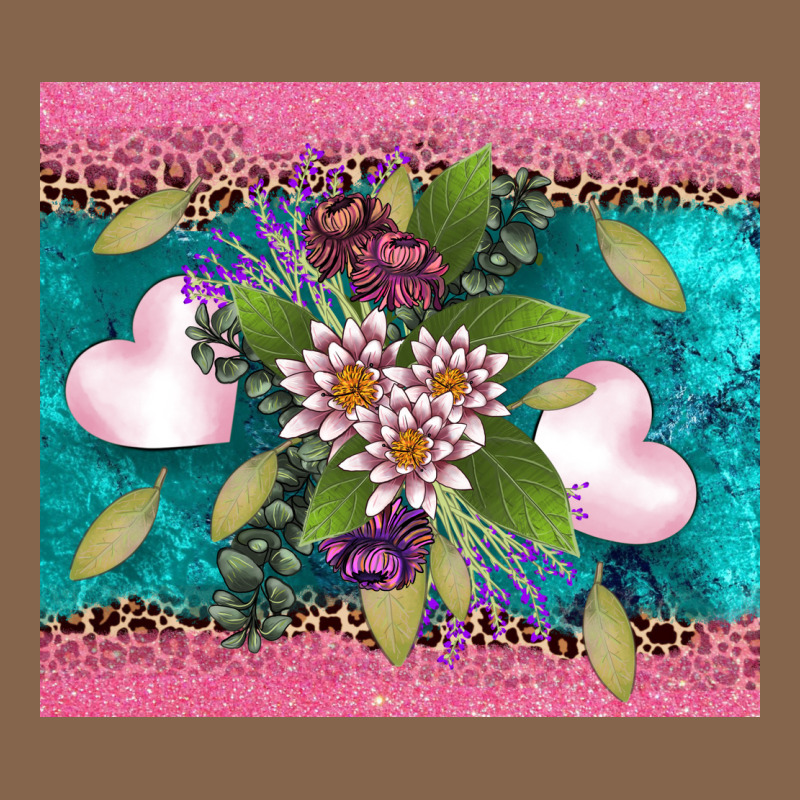V.d Flowers And Hearts Premium Tee by AdoDesignShop | Teevron