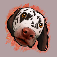 Dalmatians Peach Glitter Background Vintage Hoodie | Teevron