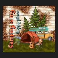 Camping Is My Happy Place Heavyweight Hoodie | Teevron