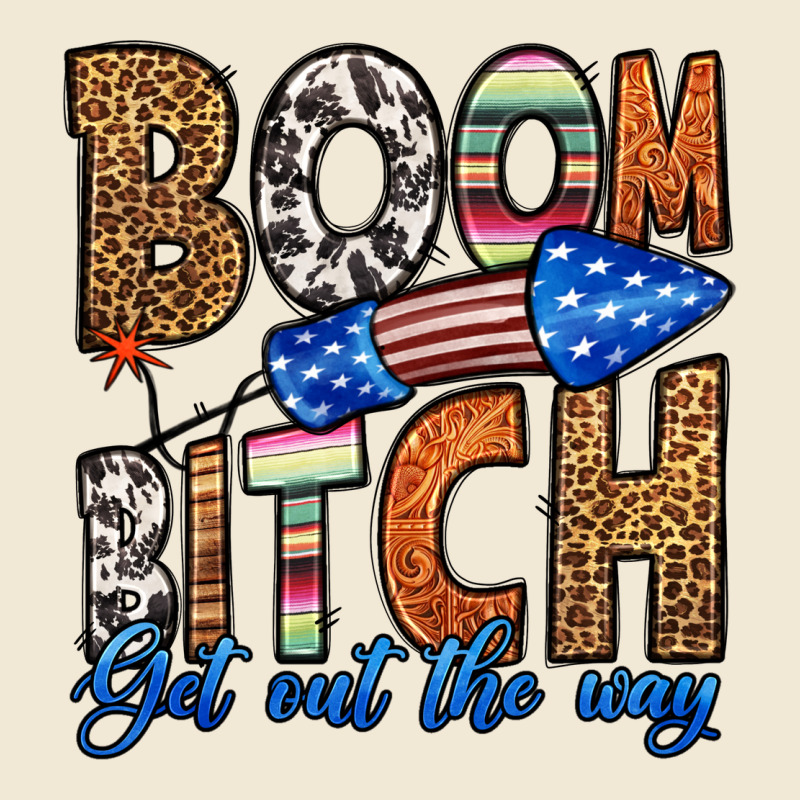 Boom Bitch Get Out The Way Ladies Tee by HRA Design Shop | Teevron