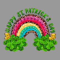 Happy St. Patrick's Day Rainbow And Shamrock Vintage Hoodie | Teevron