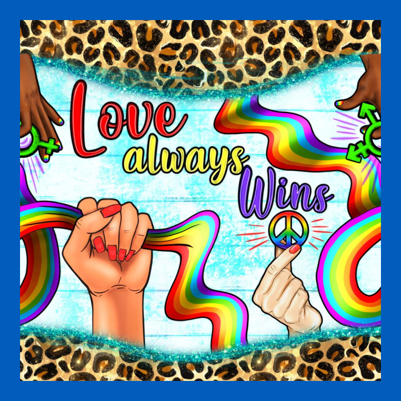 Pride Lgbtq Love Always Wins Peace Gender Symbol Urban Hoodie by BundleAndBundleShop | Teevron