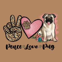 Peace Love Pug Long Sleeve Tee | Teevron