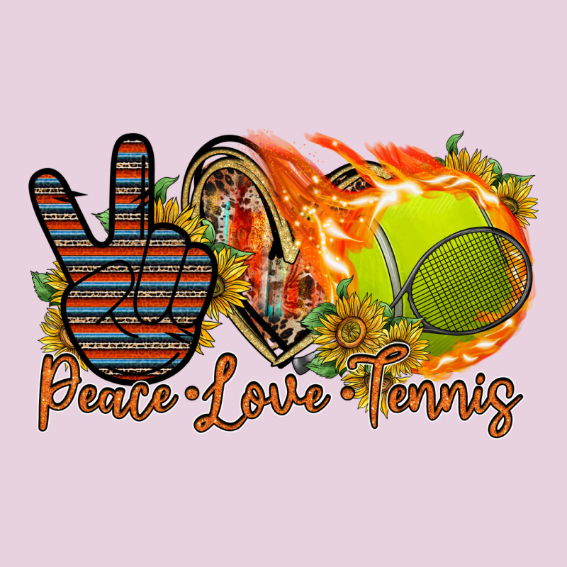 Peace Love Tennis Ladies Tee by RacoonDesign | Teevron