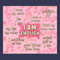 I Am Enough With Glitter Heavyweight Hoodie | Teevron