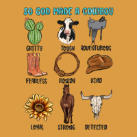 So God Made A Cowboy Urban Heavy Tee | Teevron