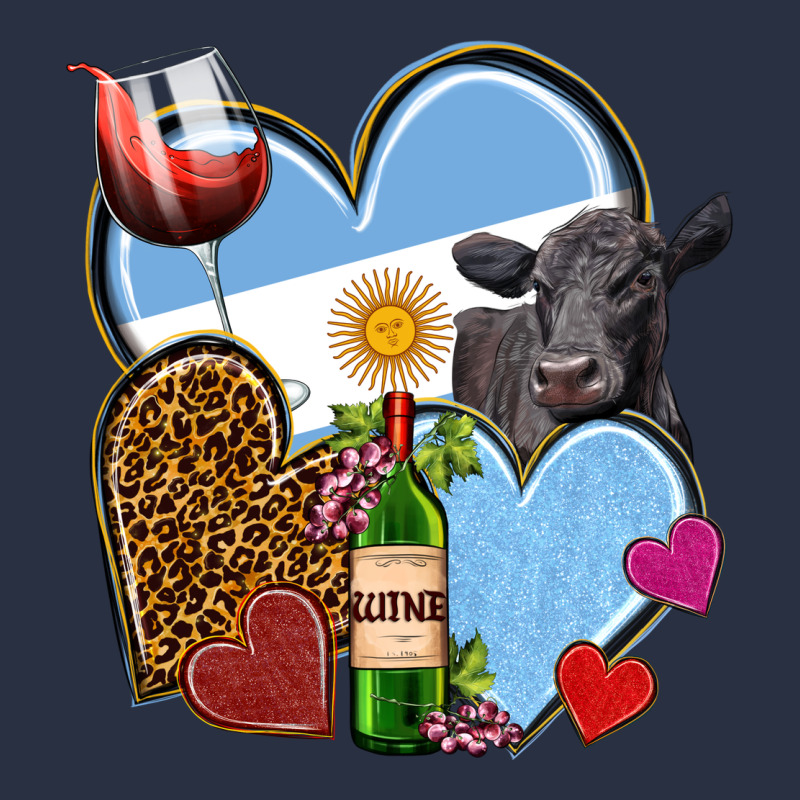 Argentina Hearts Heavyweight Sweatshirt by NancyCooperArtShop | Teevron