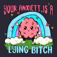 Your Anxıett Is A Lying Bitch Malia Vintage Tee | Teevron
