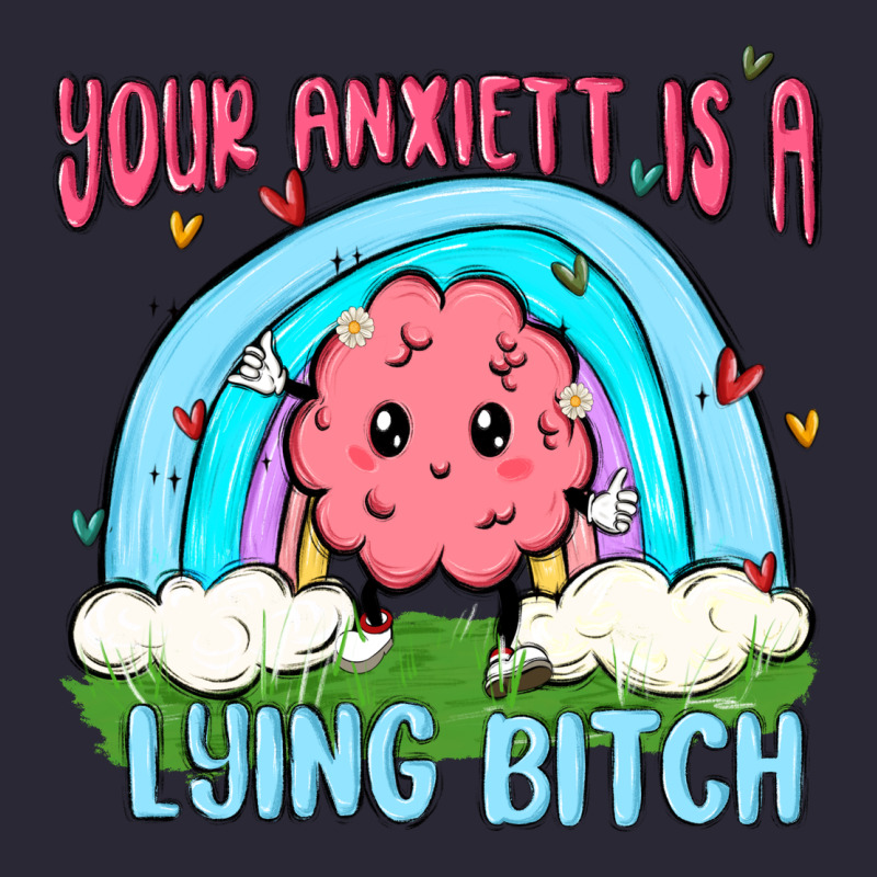 Your Anxıett Is A Lying Bitch Malia Vintage Tee by MaliasSmallBusiness | Teevron