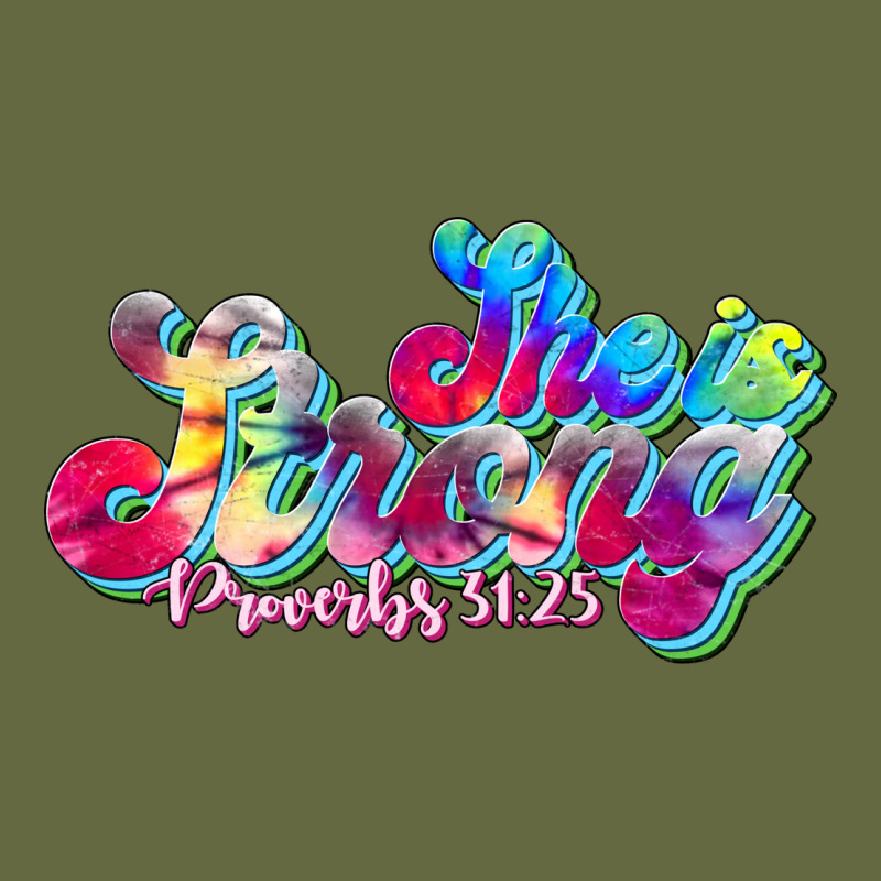 She Is Strong Proverbs 31:25 Long Sleeve Tee by JahusDesignShop | Teevron