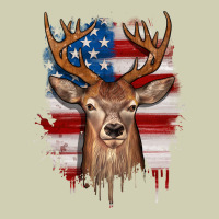 Deer American Flag Heavy Core Tee | Teevron