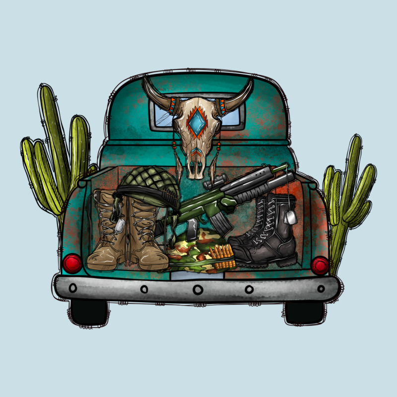 Soldier Truck Ladies Tee by CowhideDigitalArt | Teevron