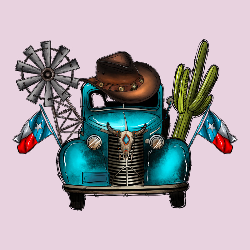 Texas Truck Ladies Tee by CowhideDigitalArt | Teevron