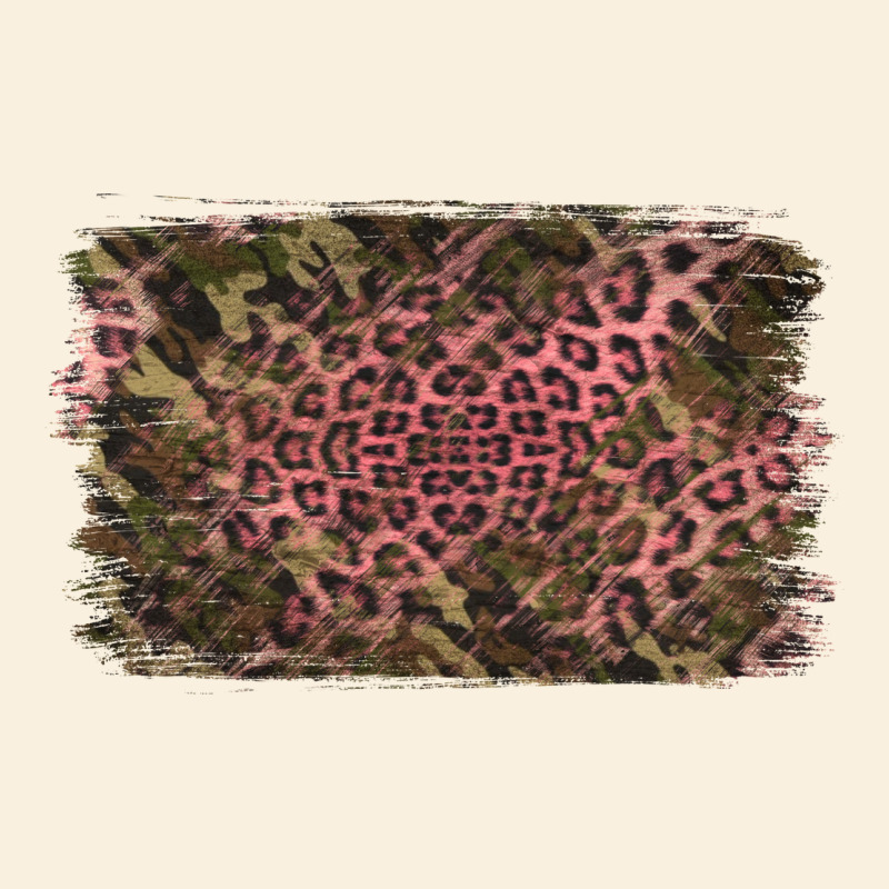 Camouflage Pink Leopard Background Vintage Hoodie by Jasminsmagicworld | Teevron