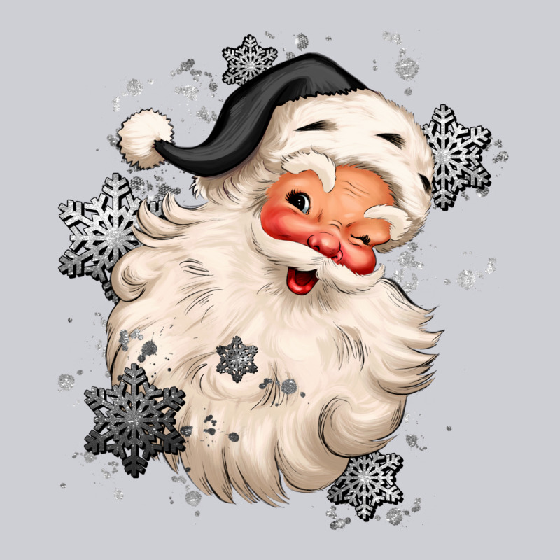 White Christmas Santa Claus Heavyweight Sweatshirt by MaliasSmallBusiness | Teevron