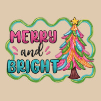 Merry And Bright Christmas Tree Heavyweight Sweatshirt | Teevron