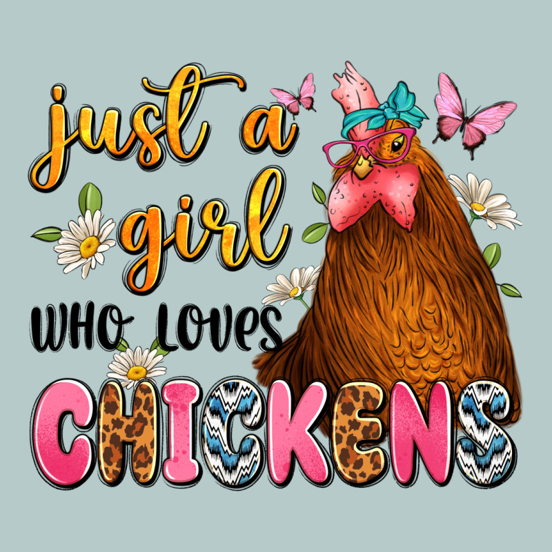 Just A Girl Who Loves Chickens Heavy Core Tee by JahusDesignShop | Teevron