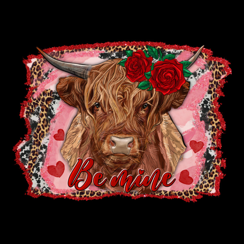Be Mine Highland Cow Premium Tee by AdoDesignShop | Teevron