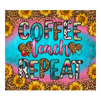 Coffee Teach Repeat Ladies Tee | Teevron