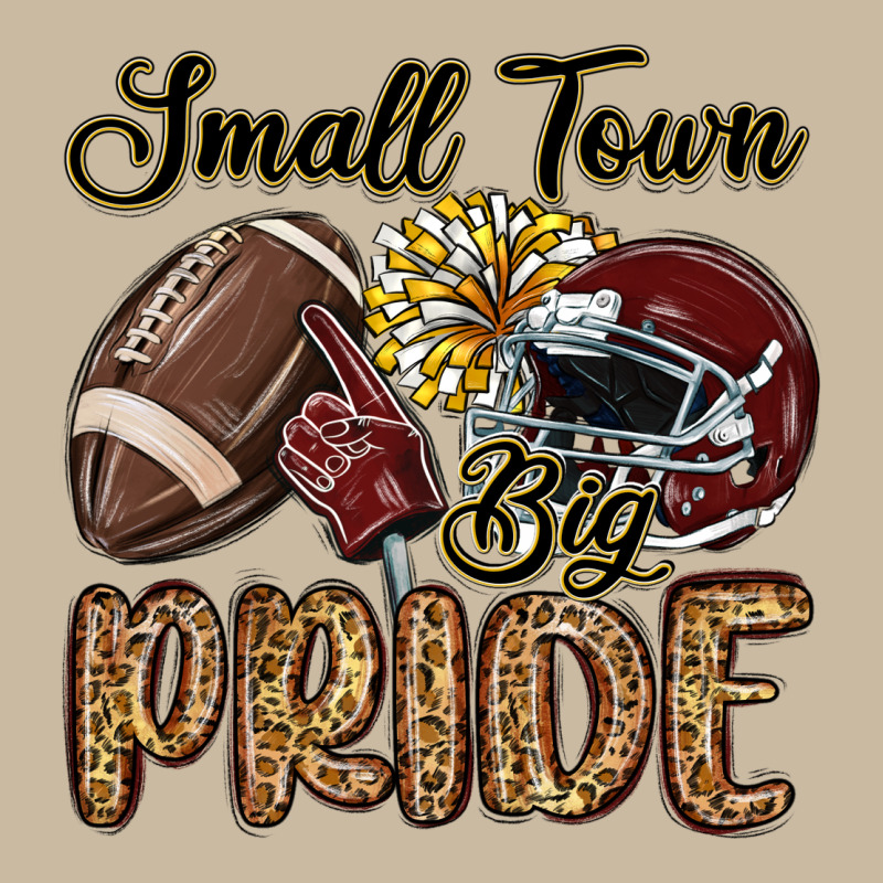 Small Town Big Pride Maroon Yellow Long Sleeve Tee by MaliasSmallBusiness | Teevron