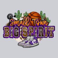 Small Town Big Spirit Basketball Heavyweight Sweatshirt | Teevron