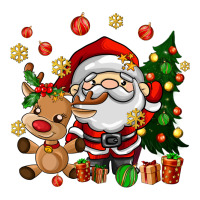 santa and reindeer | Teevron