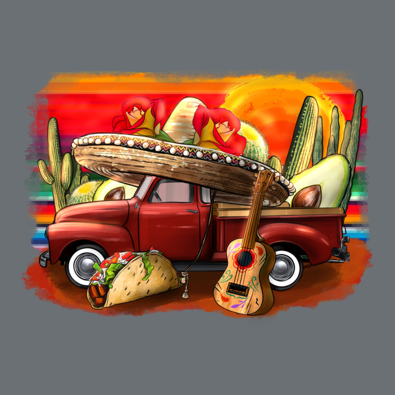 Mexican Cinco De Mayo Truck Premium Hoodie by CowGirlArtShop | Teevron