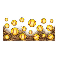 leopard softball 16oz libbey glass | Teevron