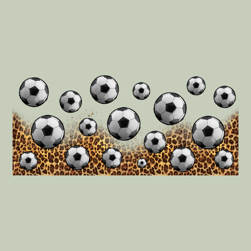 Leopard Soccer 16oz Libbey Glass Ladies Tee by HRA Design Shop | Teevron