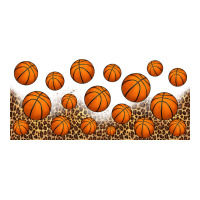 Leopard Basketball 16oz Libbey Glass Ladies Tee | Teevron