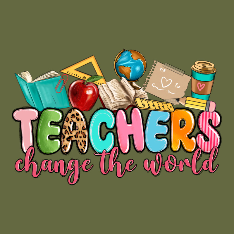 Teacher Change The World Long Sleeve Tee by MaliasSmallBusiness | Teevron