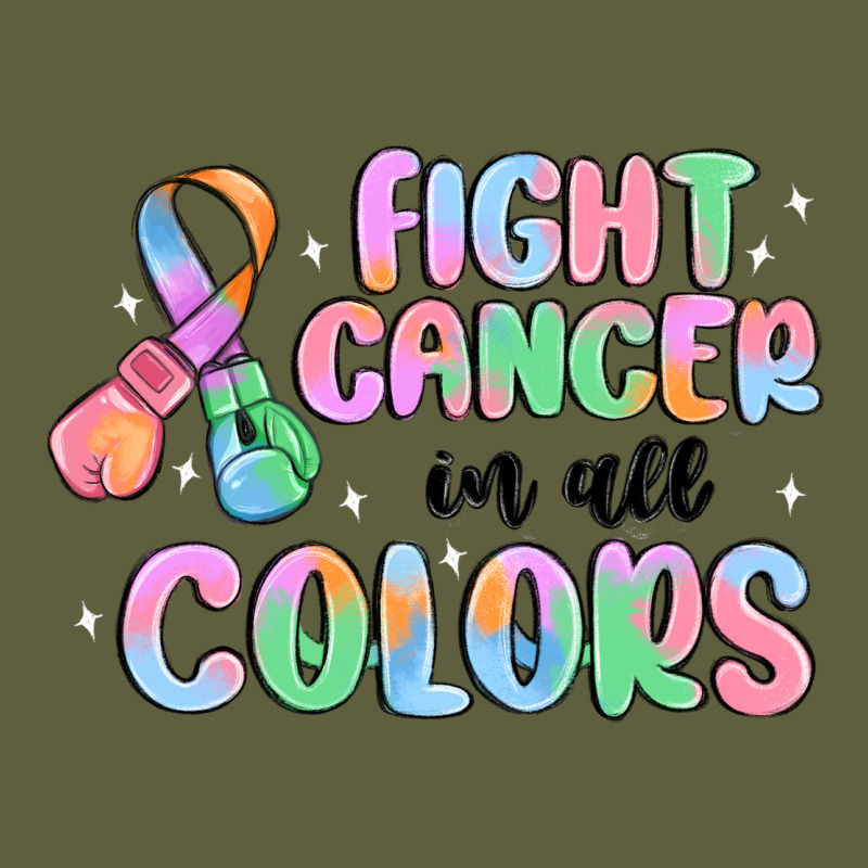 Fight Cancer In All Colors Vintage Tee by MaliasSmallBusiness | Teevron
