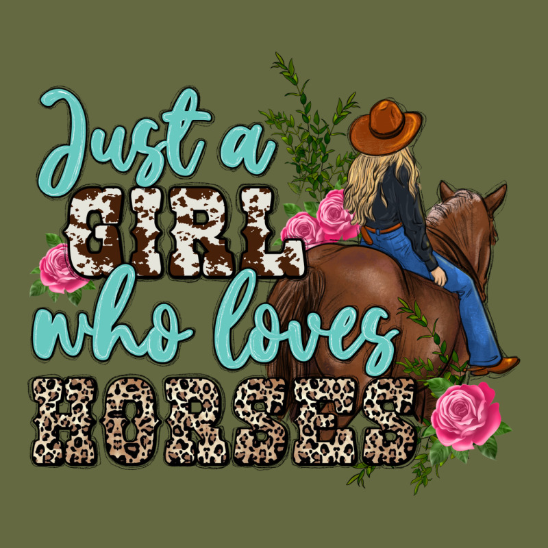 Just A Girl Who Loves Horses Long Sleeve Tee by MaliasSmallBusiness | Teevron