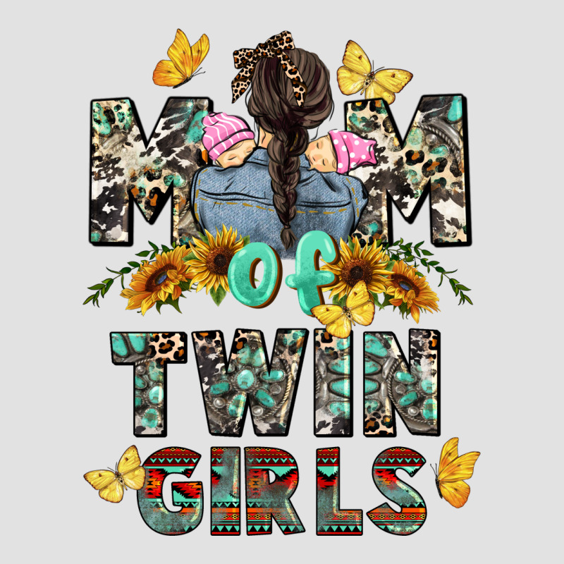 Mom Of Twin Girls Mother's Day Premium Hoodie by CowGirlArtShop | Teevron