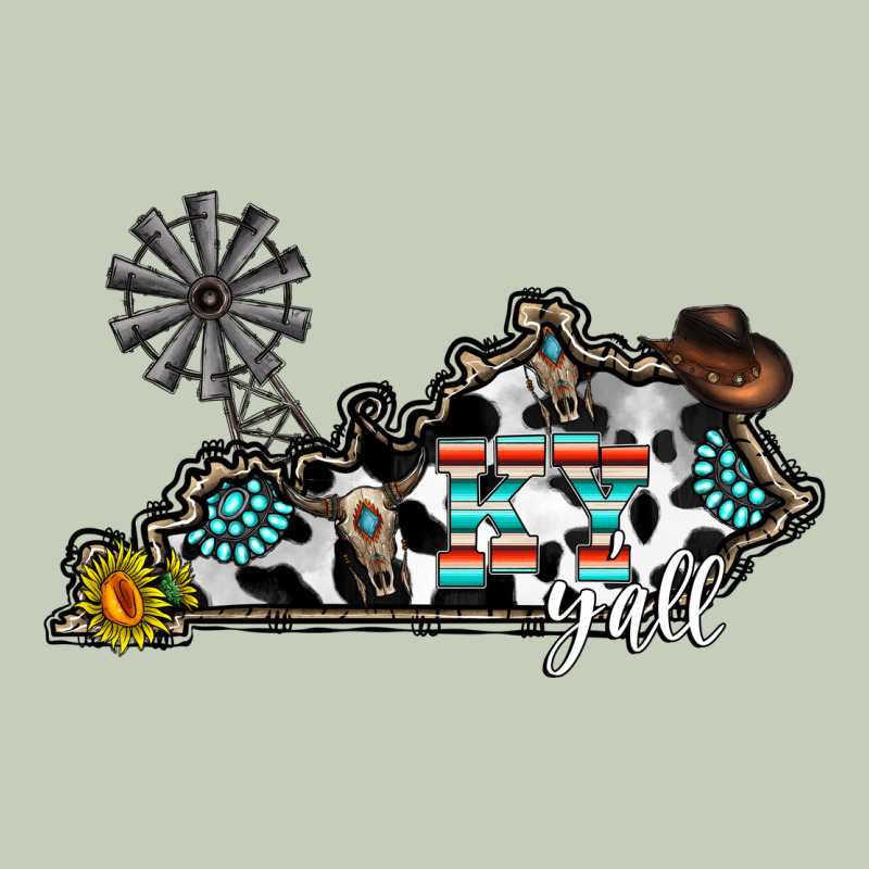 Ky Yall Western Ladies Tee by CowhideDigitalArt | Teevron