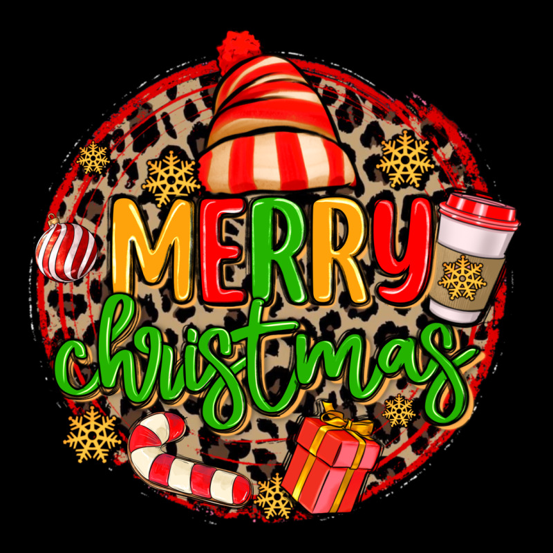 Merry Leopard Merry Christmas Long Sleeve Tee by MaliasSmallBusiness | Teevron