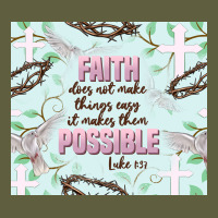 Faith Does Not Make Things Easy Vintage Tee | Teevron
