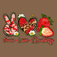 Peace Love Strawberry Premium Tee | Teevron