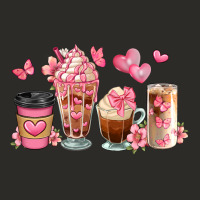 Floral Coffee Cups Heavy Core Tee | Teevron