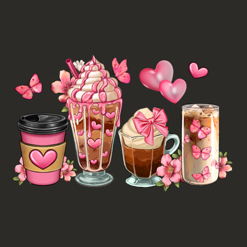 Floral Coffee Cups Heavy Core Tee by JahusDesignShop | Teevron