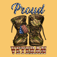 Proud Veteran Camo Shoes Vintage Hoodie | Teevron