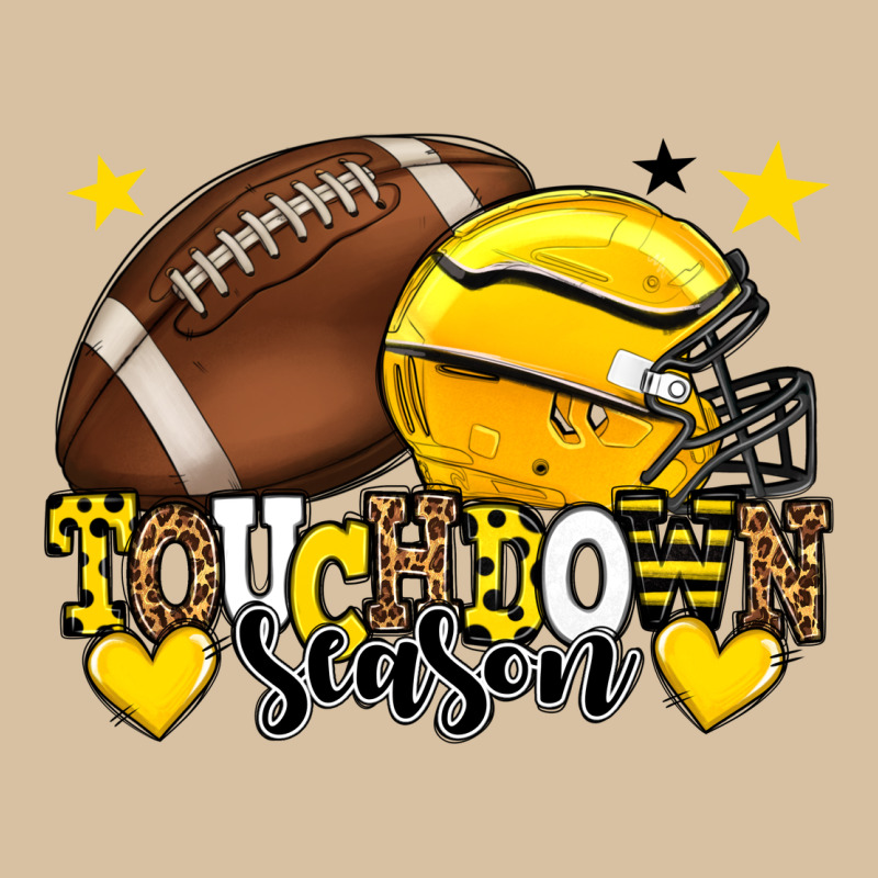 Touchdown Season American Football Yellow Team Heavyweight Hoodie by HowdyJamesFarm | Teevron