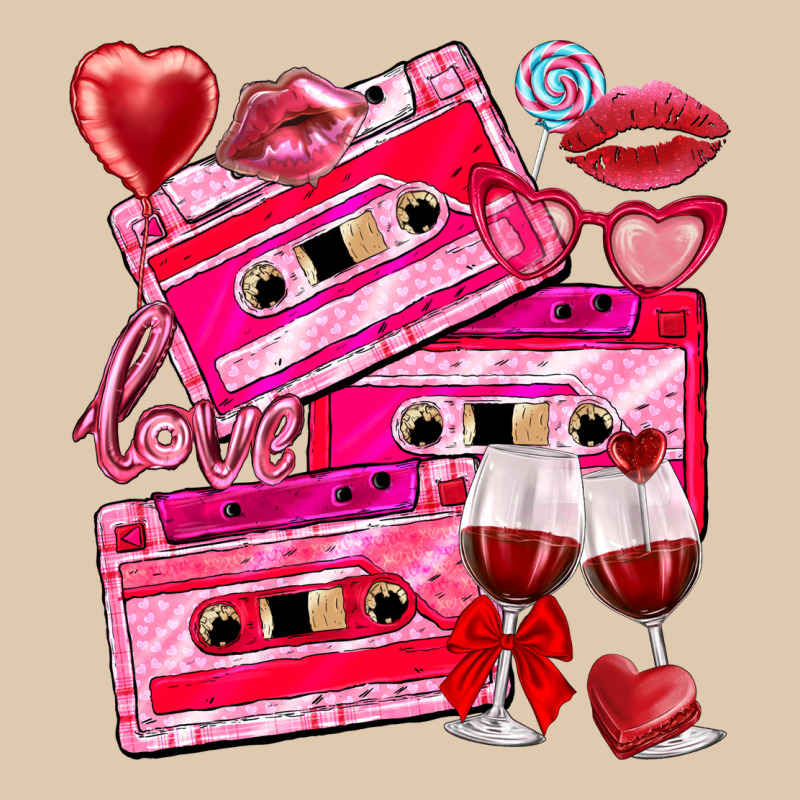 Valentines Day Cassette Heavyweight Sweatshirt by NancyCooperArtShop | Teevron
